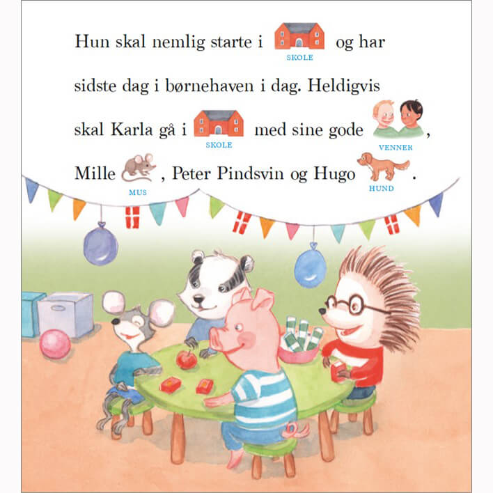 Forlaget Bolden - Karla Kat skal i skole