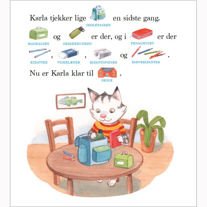 Forlaget Bolden - Karla Kat skal i skole