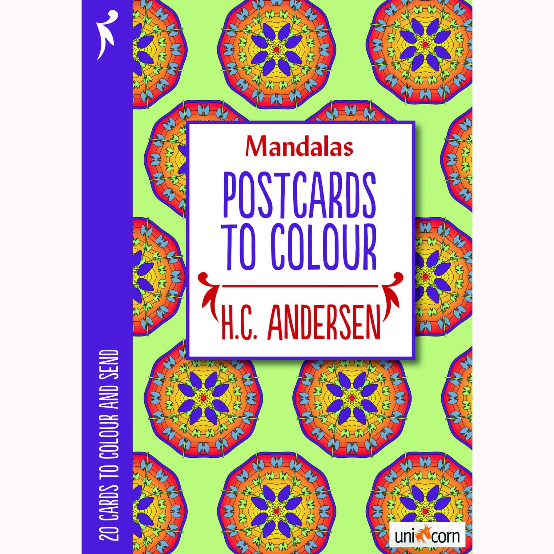 Mandalas - Malebog postkort - H.C. Andersen