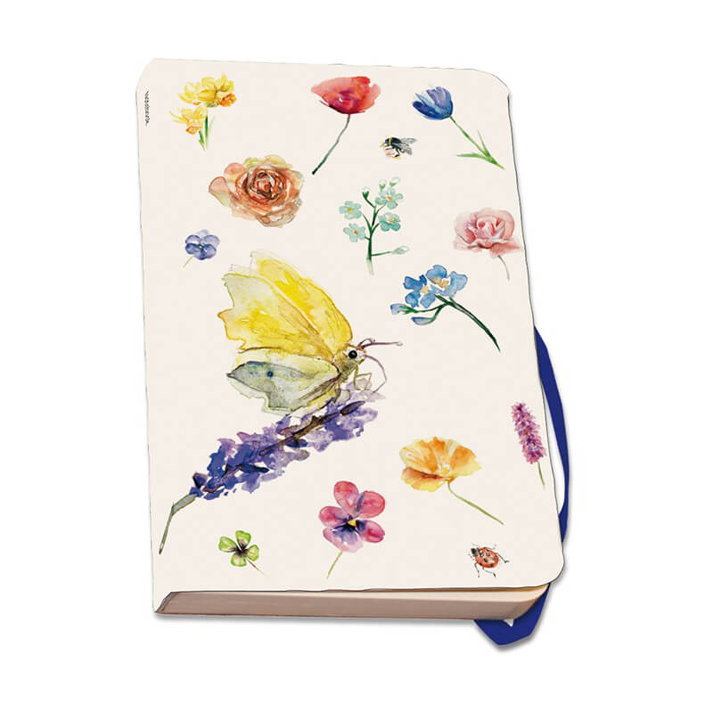 Bekking & Blitz - Notesbog -  A6 Sommerfugle og blomster
