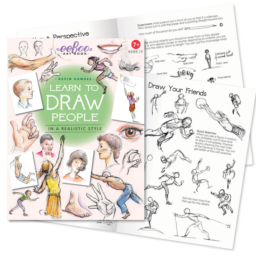 eeBoo - Lær at tegne - Mennesker