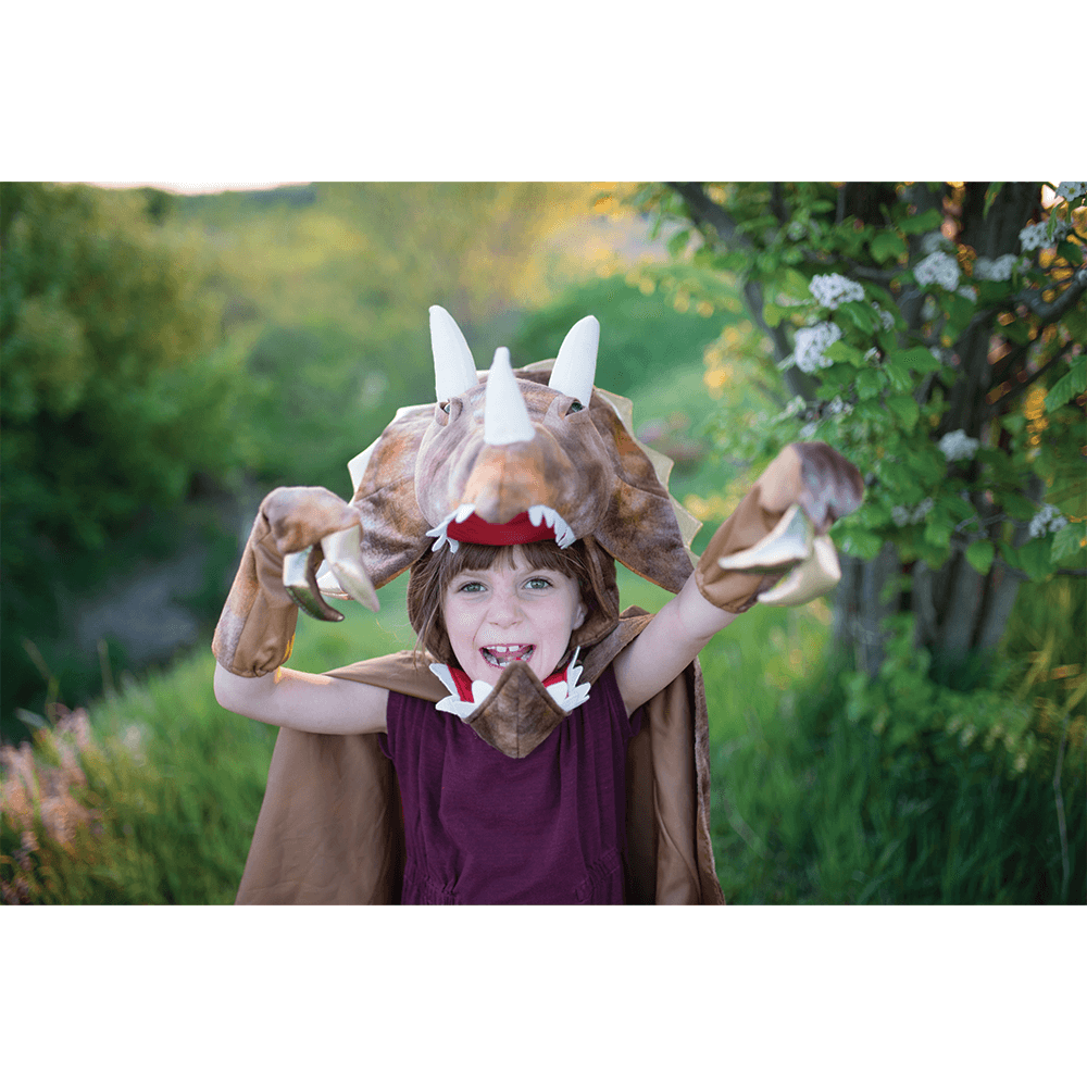 Great Pretenders - Kappe - Triceratops - 4-6år