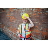Great Pretenders - Bygningsarbejder - Kostume med vest, hjelm og tilbehør - 5-6år