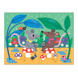 Mudpuppy - 4 puslespil - Mindful