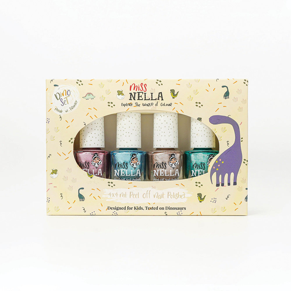 Miss Nella - Neglelak - Dino Set - 4stk