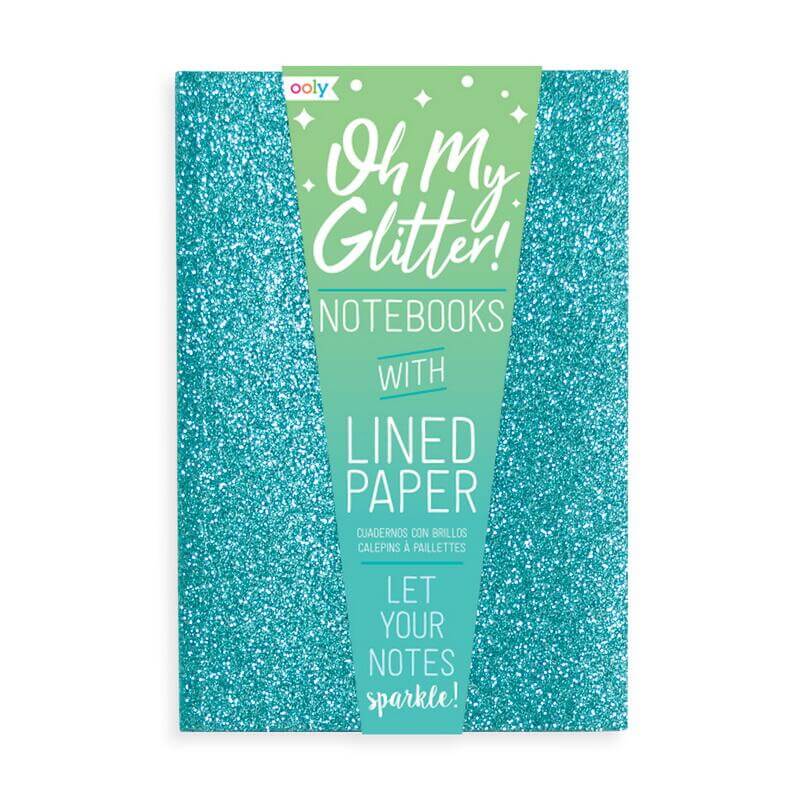 Ooly - Notesbog - Oh My Glitter - Aquamarine & Sapphire
