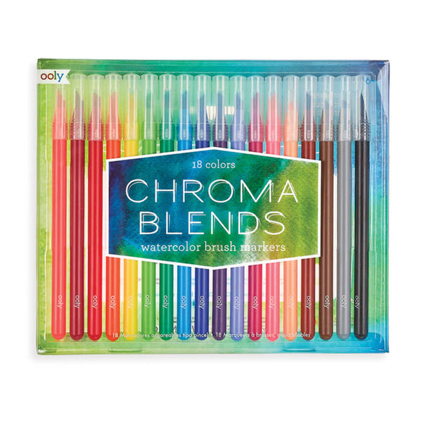 Ooly - Vandfarve - Chroma Blends Watercolor Brush Markers