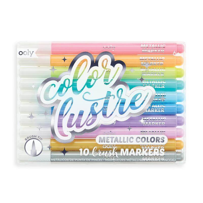 Ooly - Tuscher - Color Lustre Metallic Brush Markers