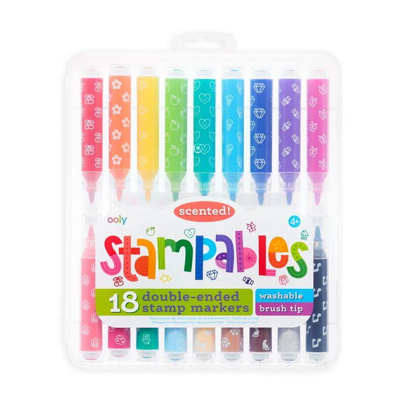 Ooly - Tuscher - Stampables Scented Markers - 18 stk.