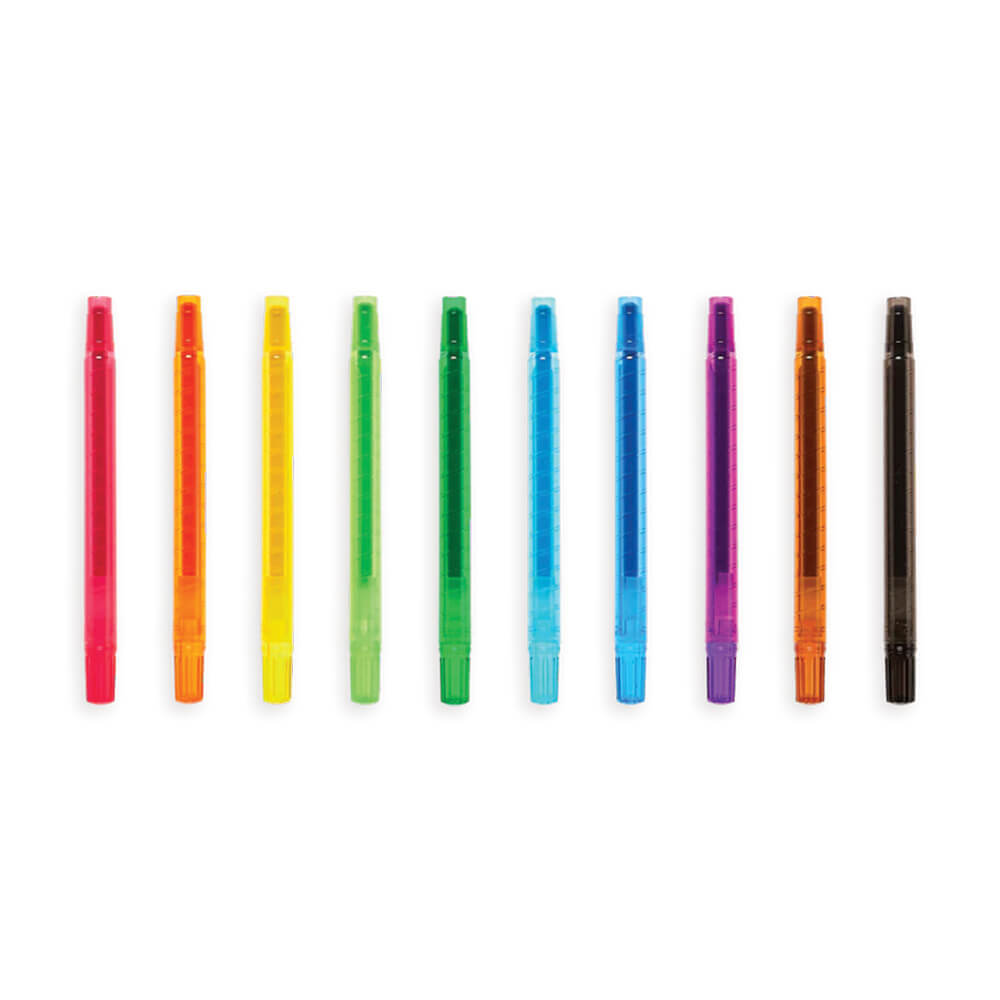 Ooly - Farvekridt - Yummy Yummy – Scented Twist-Up Crayons