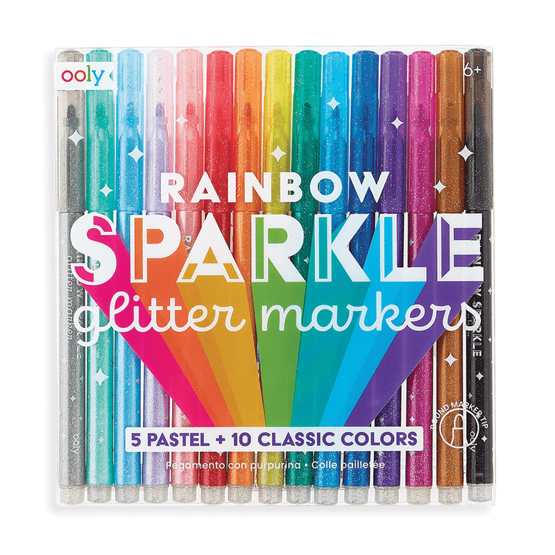 Ooly - Tuscher - Rainbow Sparkle - 15stk