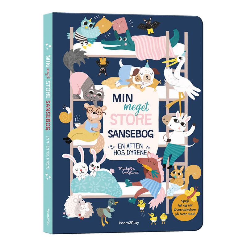 Forlaget Room2Play - Min meget store sansebog 3 - En aften hos dyrene