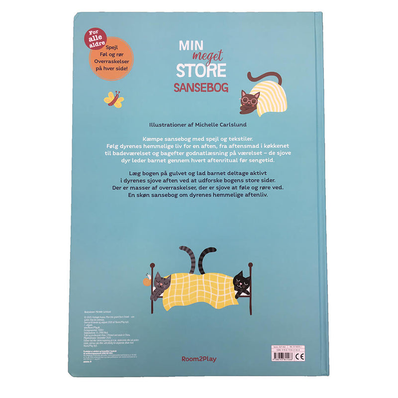 Forlaget Room2Play - Min meget store sansebog 3 - En aften hos dyrene