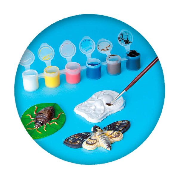 SES Creative - Støb og mal - Insekter, lyser i mørke