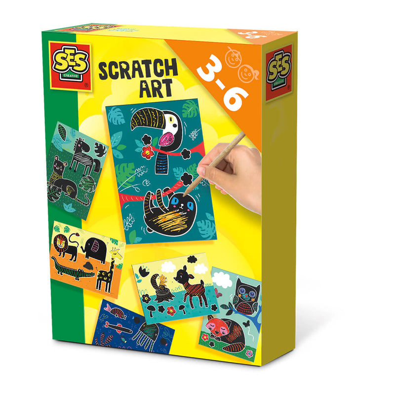 SES Creative - Ridsekort - Dyrekunst