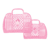 Sun Jellies - Retro Basket - Large - Bubblegum Pink