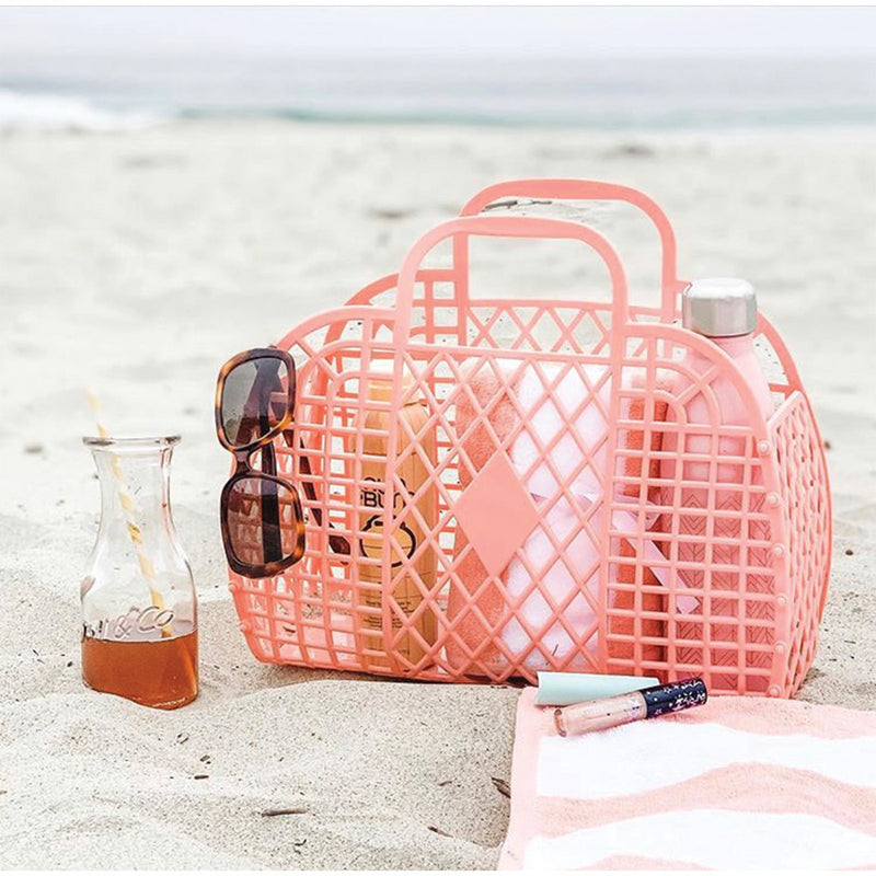 Sun Jellies - Retro Basket - Large - Peach